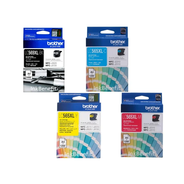 Brother LC565XL Original Ink Cartridge - Complete Set