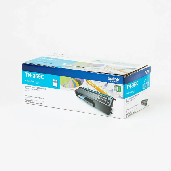 Brother TN-369 Original Toner Cartridge - Cyan - TN-369C