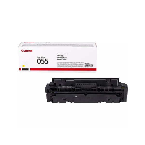 Canon 055 Original Toner Cartridges - Yellow - 055Y - Image 3