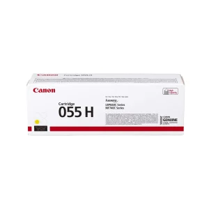 Canon 055H Original Toner Cartridges - Yellow - 055HY
