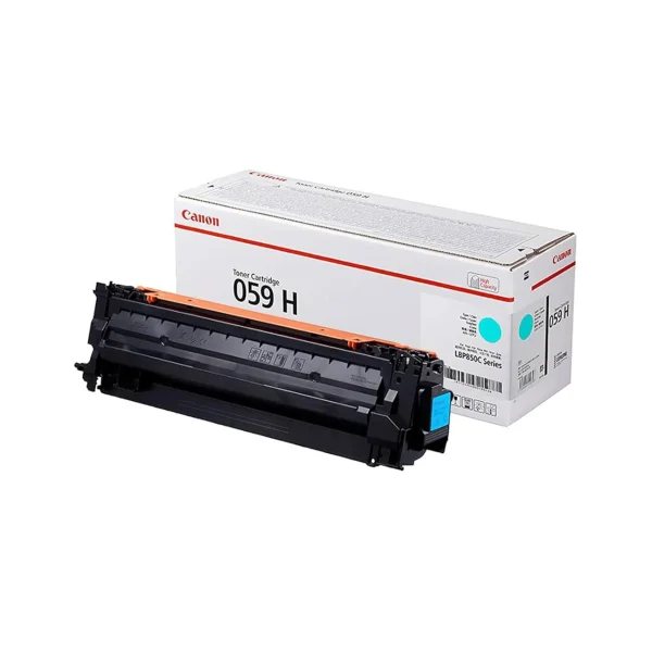 Canon 059H Original Toner Cartridges - Cyan - 059HC - Image 2