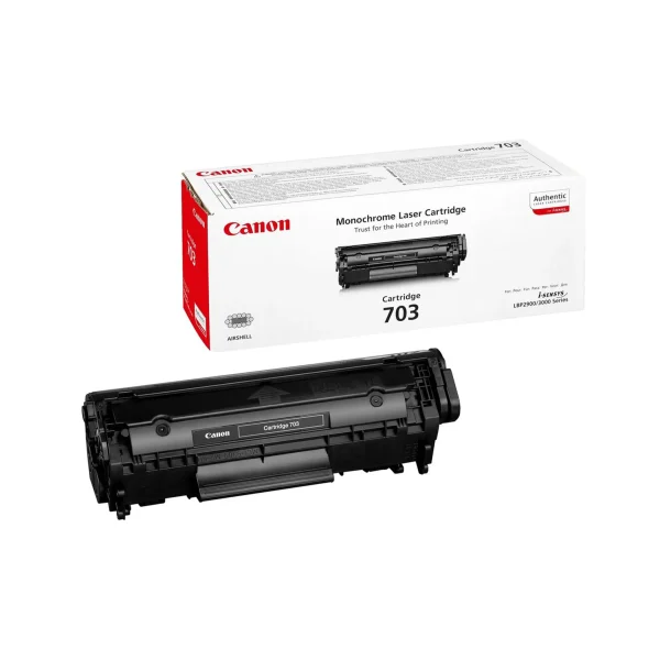 Canon 703 Original Toner Cartridges - Black - C703 - Image 2