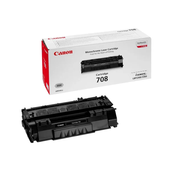 Canon 708 Original Toner Cartridges - Black - C708 - Image 3