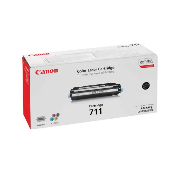 Canon 711 Original Toner Cartridges - Black - C711