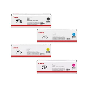 Canon 716 Original Toner Cartridges - Complete Set