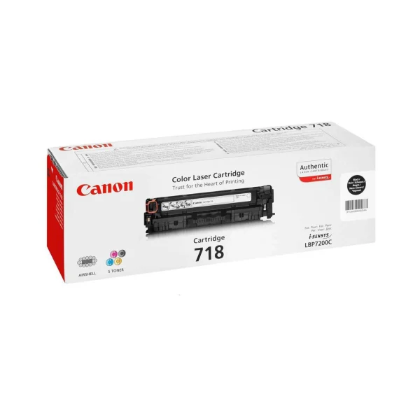 Canon 718 Original Toner Cartridges - Complete Set - Image 2