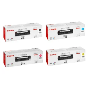 Canon 718 Original Toner Cartridges - Complete Set