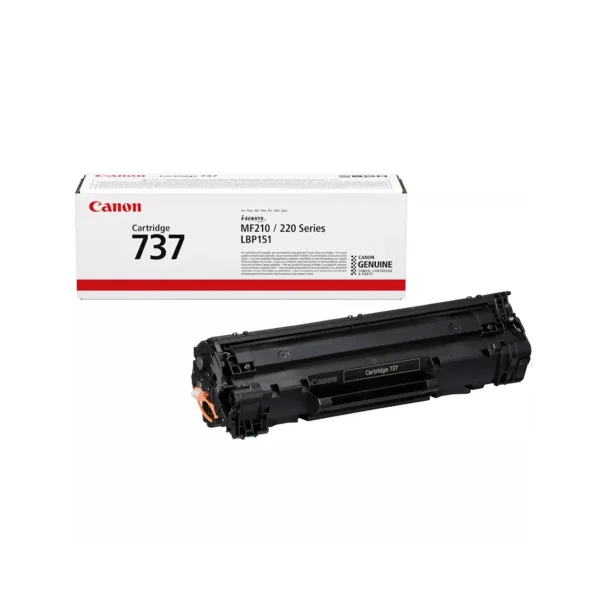 Canon 737 Original Toner Cartridges - Black - C737 - Image 3