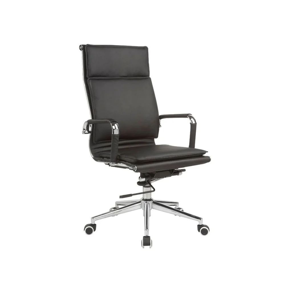 Eames Style Office Chair - High Back - PU leather