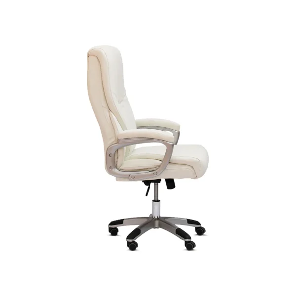 Elita Executive Chair - High Back - PU Leather - White