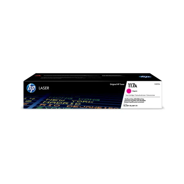 HP 117A Original Toner Cartridges - Magenta - W2073A