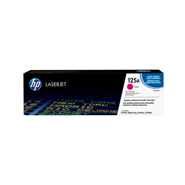 HP 125A Original Toner Cartridges - Magenta - CB543A