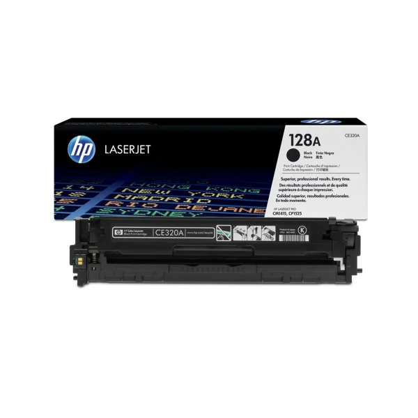 HP 128A Original Toner Cartridges - Complete Set - Image 2