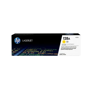 HP 128A Original Toner Cartridges - Yellow - CE322A