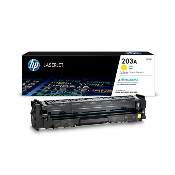HP 203A Original Toner Cartridges - Yellow - CE542A - Image 3