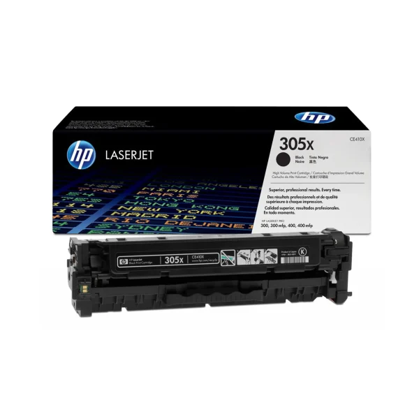 HP 305X Original Toner Cartridges - Black - CE410X - Image 2