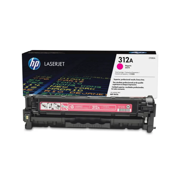 HP 312A Original Toner Cartridges - Magenta - CF383A - Image 2