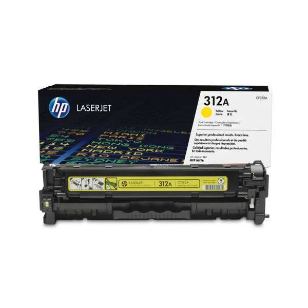 HP 312A Original Toner Cartridges - Yellow - CF382A - Image 2
