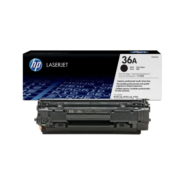 HP 36A Original Toner Cartridges - Black - CB436A - Image 2