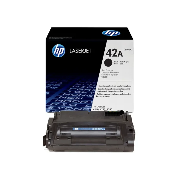 HP 42A Original Toner Cartridges - Black - Q5942A - Image 2