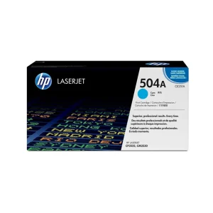 HP 504A Original Toner Cartridges - Cyan - CE251A