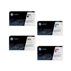 HP 507A Original Toner Cartridges - Complete Set