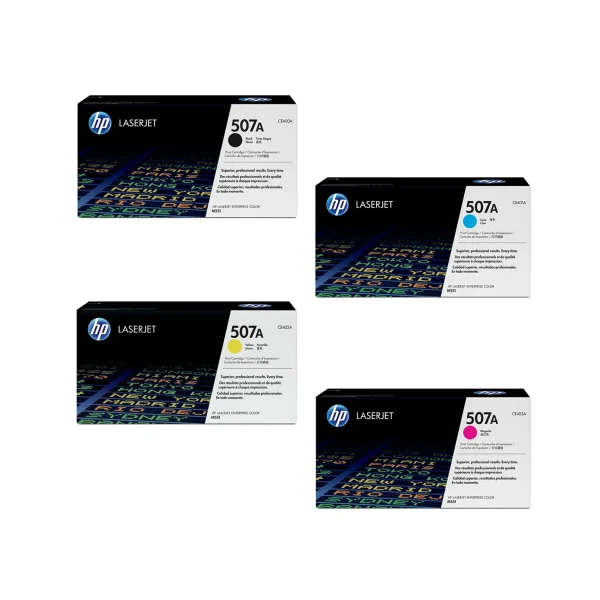 HP 507A Original Toner Cartridges - Complete Set