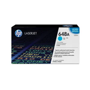 HP 648A Original Toner Cartridges - Cyan - CE261A