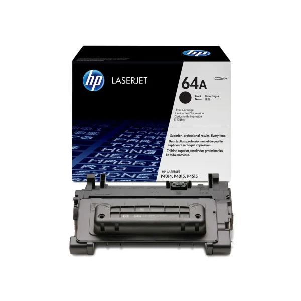 HP 64A Original Toner Cartridges - Black - CC364A - Image 2