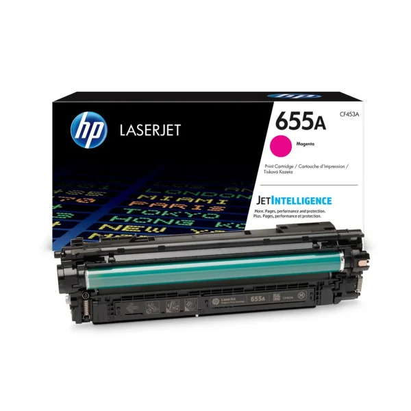 HP 655A Original Toner Cartridges - Magenta - CF453A - Image 2