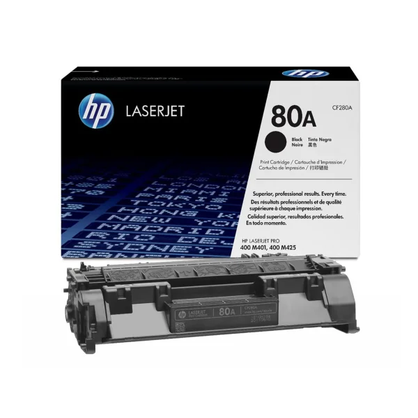 HP 80A Original Toner Cartridges - Black - CF280A - Image 3