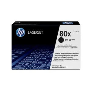 HP 80X Original Toner Cartridges - Black - CF280X