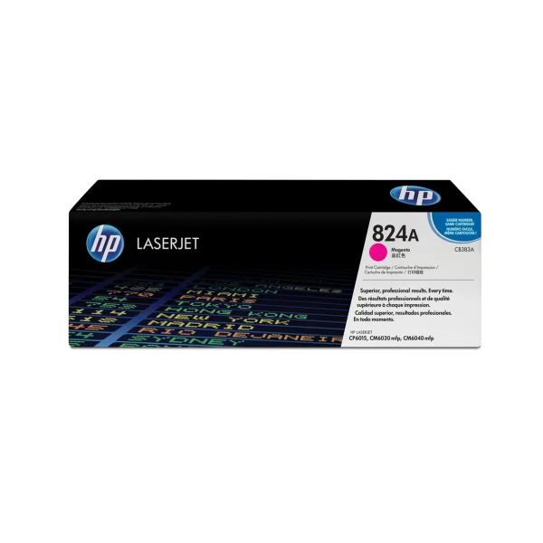 HP 824A Original Toner Cartridges - Magenta - CB383A