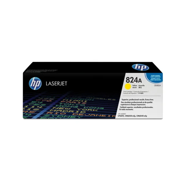 HP 824A Original Toner Cartridges - Yellow - CB382A