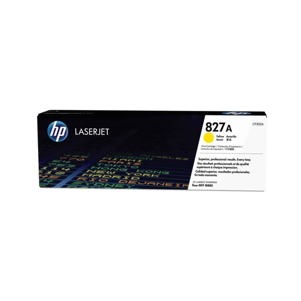 HP 827A Original Toner Cartridges - Yellow - CF302A