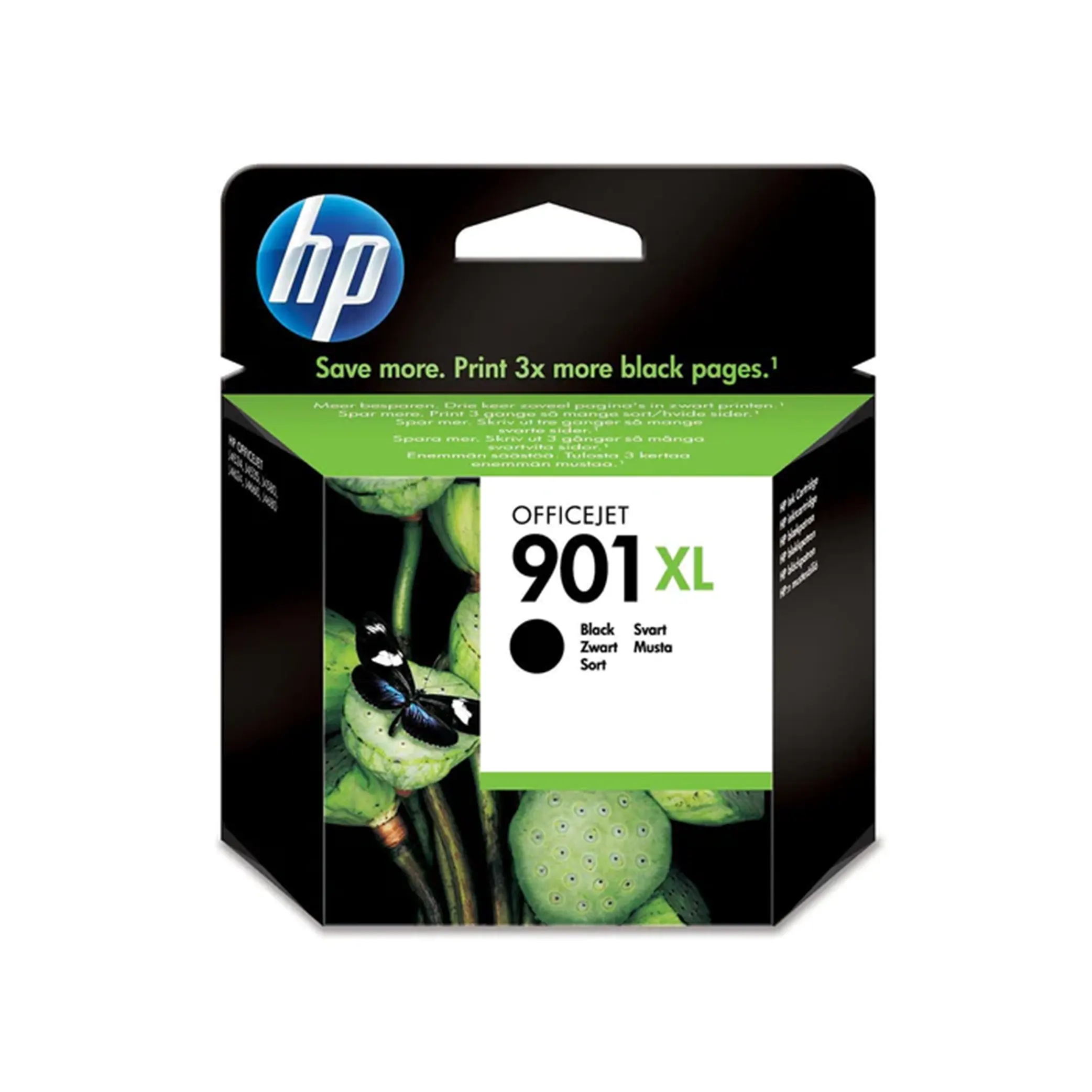 HP 901XL Original Ink Cartridges - Black - CC654AE
