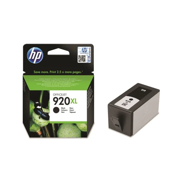 HP 920XL Original Ink Cartridges - Black - CD975AE - Image 2