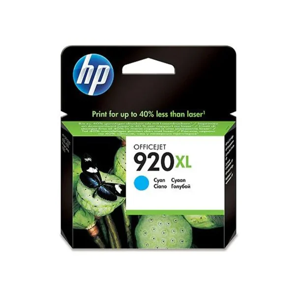HP 920XL Original Ink Cartridges - Cyan - CD972AE