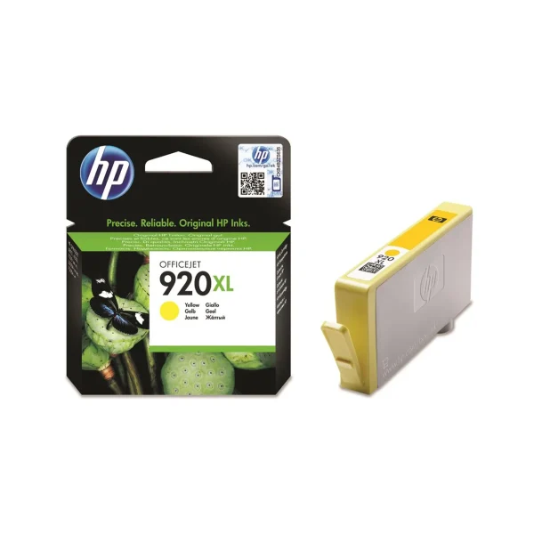 HP 920XL Original Ink Cartridges - Yellow - CD974AE - Image 2