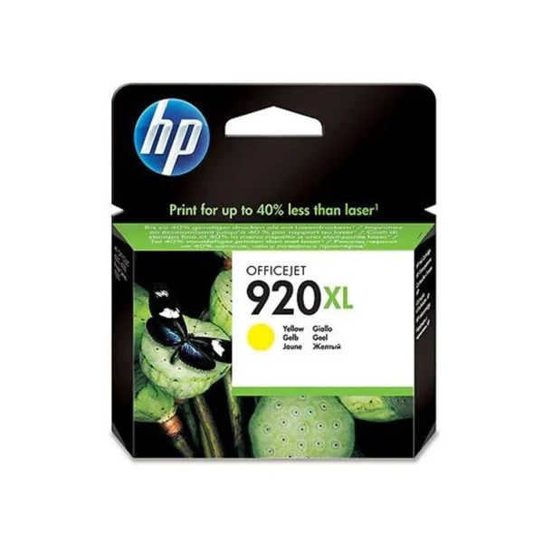 HP 920XL Original Ink Cartridges - Yellow - CD974AE