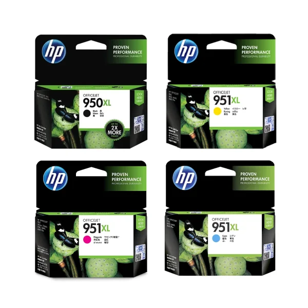 HP 950XL - 951XL Original Ink Cartridges - Complete Set