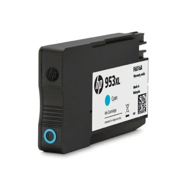HP 953XL Original Ink Cartridges - Cyan - F6U16AE - Image 2
