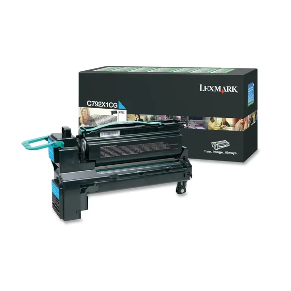 Lexmark C792X1CG Original Toner Cartridges - Cyan