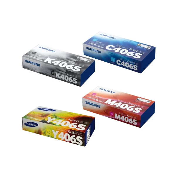 Samsung 406S Original Toner Cartridges - Complete Set