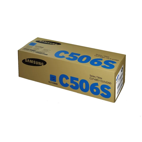 Samsung 506S Original Toner Cartridges - Cyan - CLT-C506S