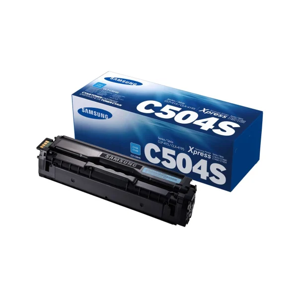 Samsung C504S Original Toner Cartridges - Cyan - CLT-C504S - Image 2