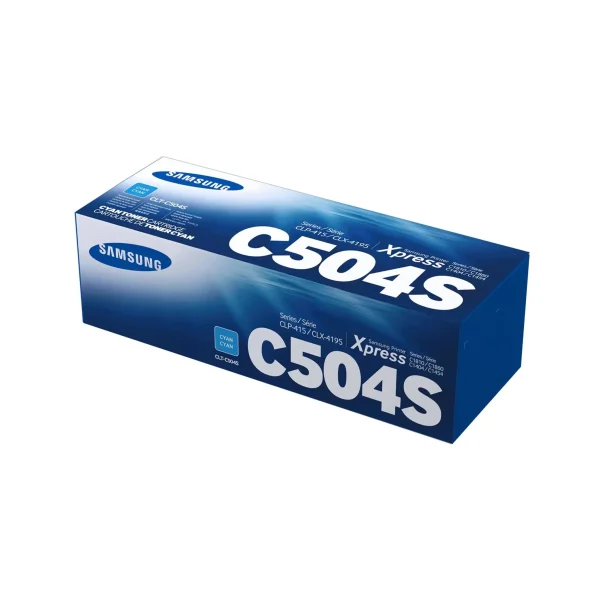 Samsung C504S Original Toner Cartridges - Cyan - CLT-C504S