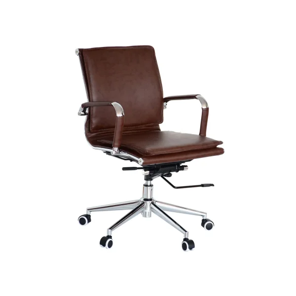 Eames Style Office Chair - Mid Back - PU leather