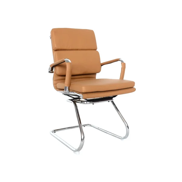 Hawkings Visitors Chair - Mid Back - PU leather