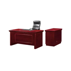 Manager Executive Desk - Mahogany Veneer